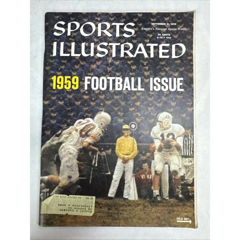 Sports Illustrated Magazine September 21 1959 / Ara‎ Parseghian